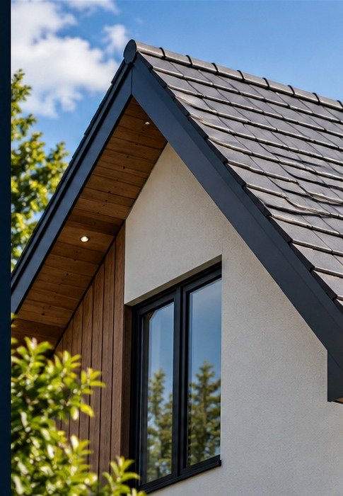 Modern tiled roof